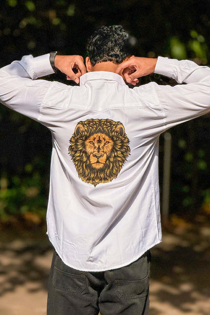 The MAJESTY Shirt | 100% Cotton Premium Lion Printed Shirt