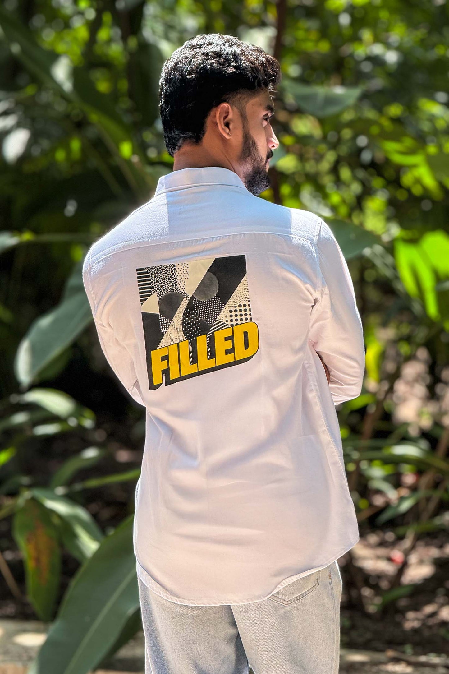 The FILLED Shirt | 100% Cotton Premium Graphic Print Shirt