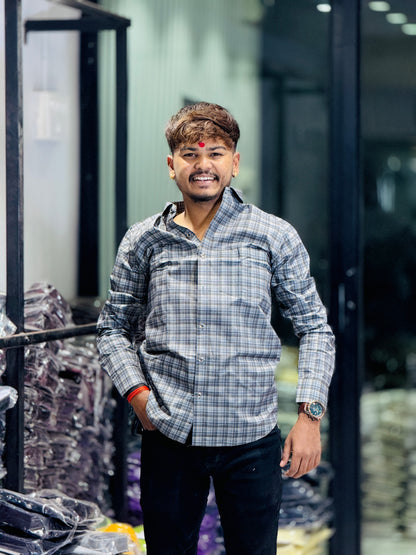 LIGHT CHECKS SHIRT(Set Off 4)