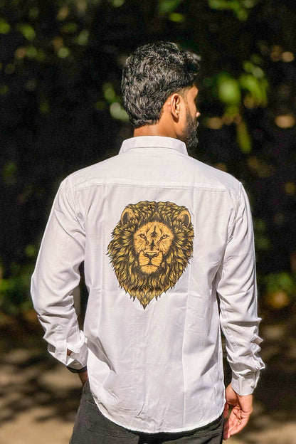 The MAJESTY Shirt | 100% Cotton Premium Lion Printed Shirt