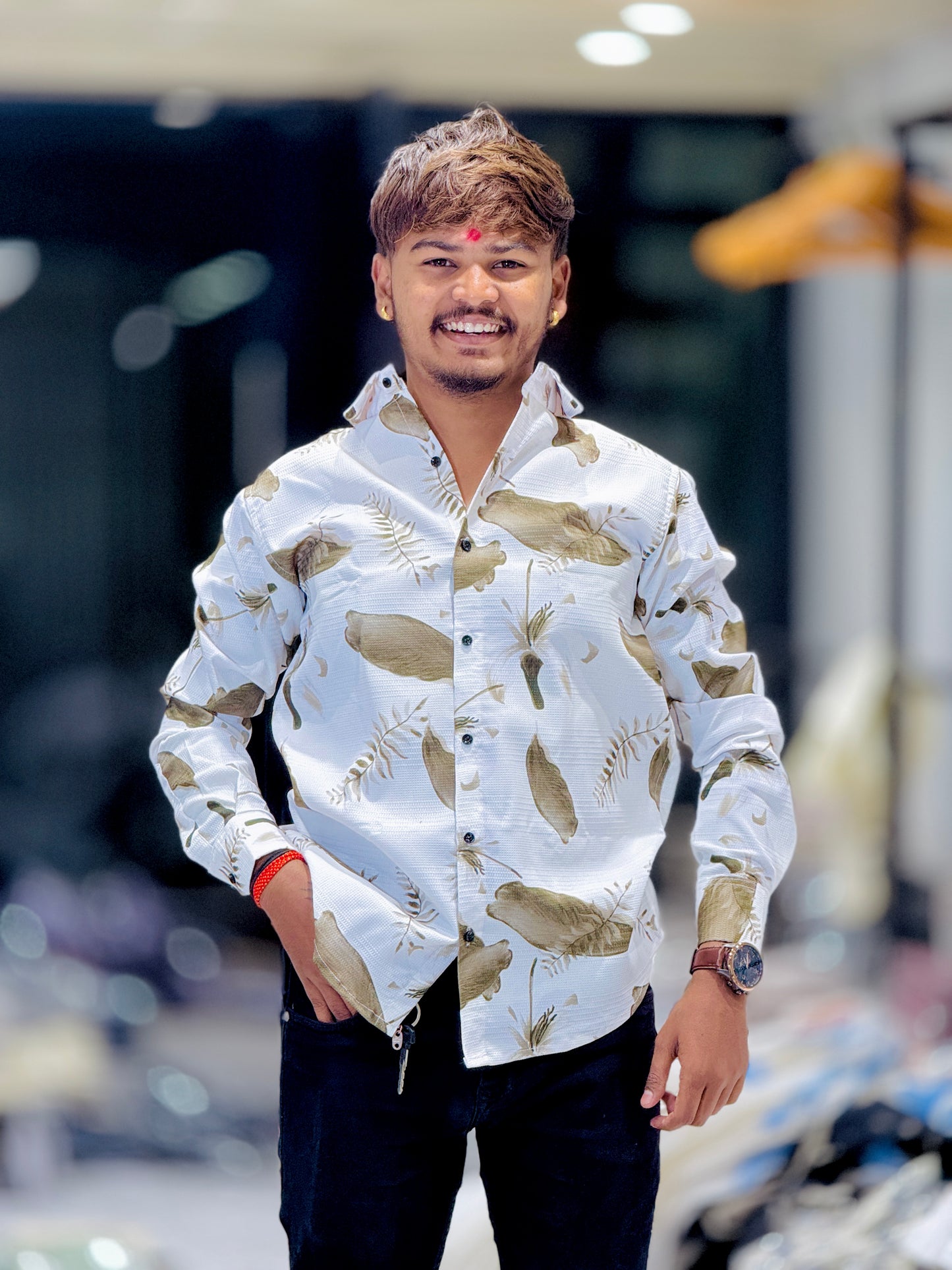 FUNKY PRINT SHIRT(Set Off 4)