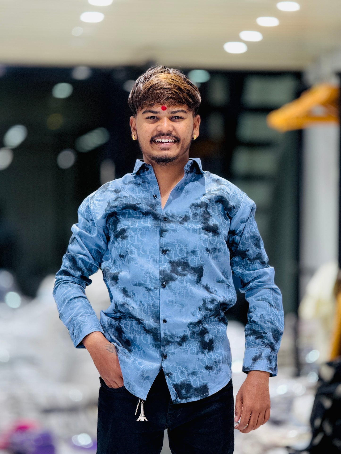 FUNKY PRINT SHIRT(Set Off 4)