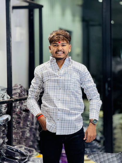 LIGHT CHECKS SHIRT(Set Off 4)