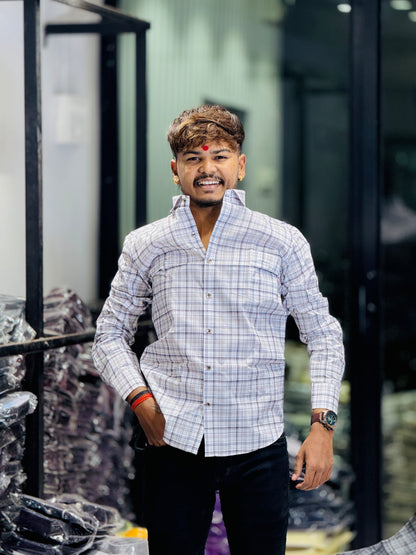 LIGHT CHECKS SHIRT(Set Off 4)