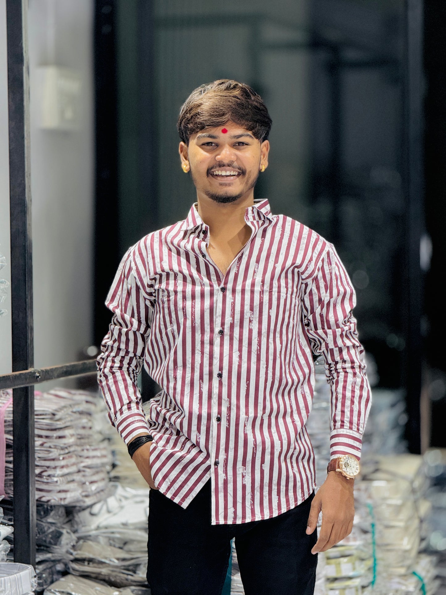 CLASSIC LINING SHIRT(Set Off 4)