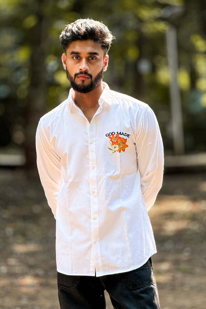 GOD MADE Street Edition | 100% Cotton Printed Shirt