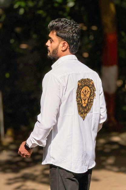 The MAJESTY Shirt | 100% Cotton Premium Lion Printed Shirt