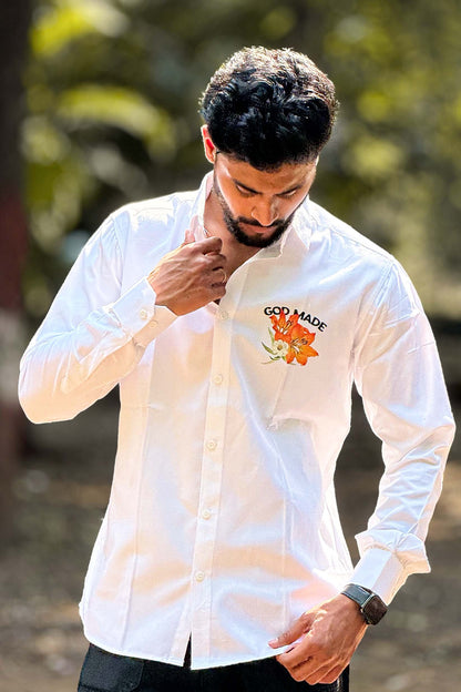 GOD MADE Street Edition | 100% Cotton Printed Shirt
