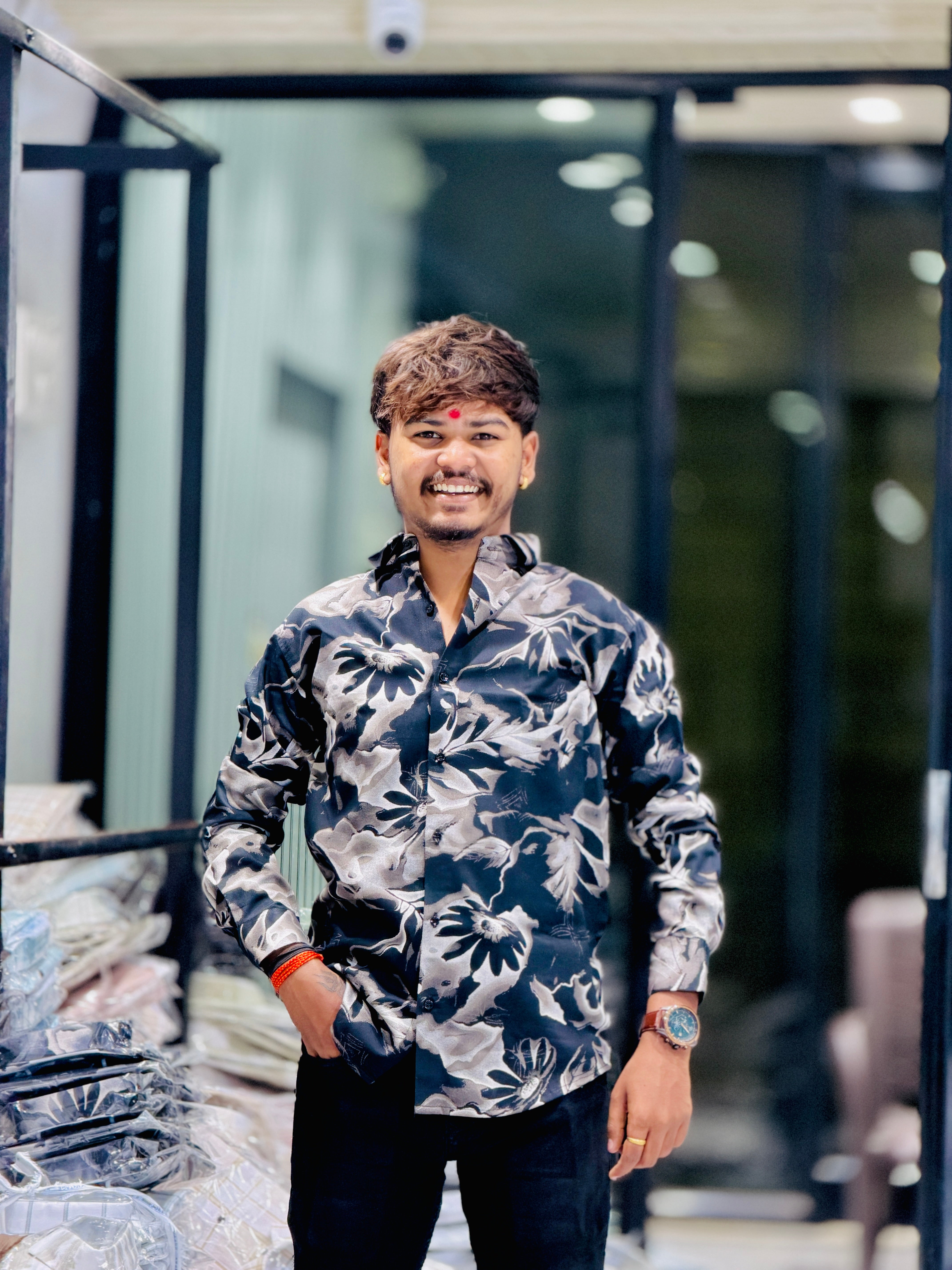 FUNKY PRINT SHIRT(Set Off 4)