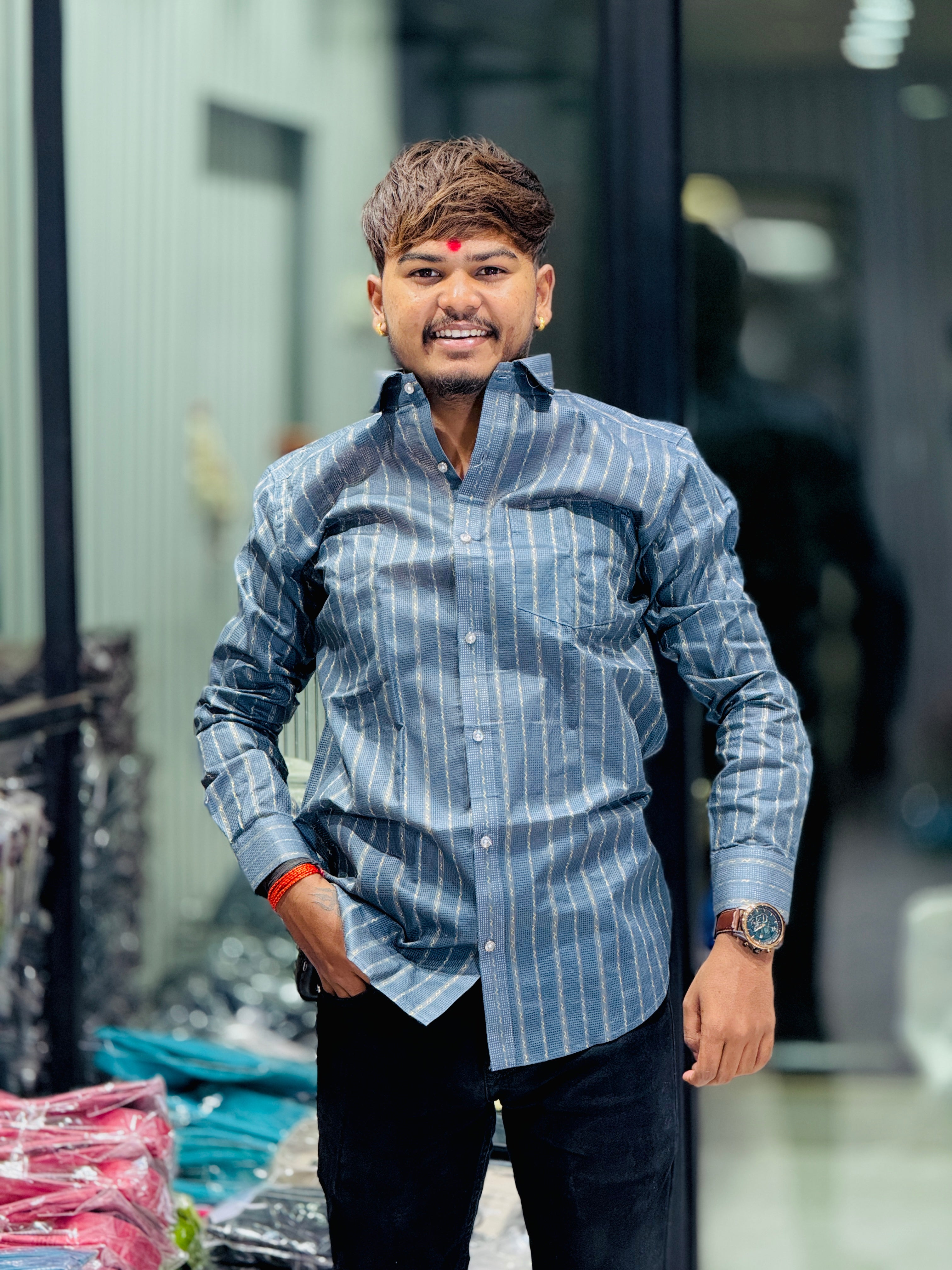 CLASSIC LINING SHIRT(Set Off 4)