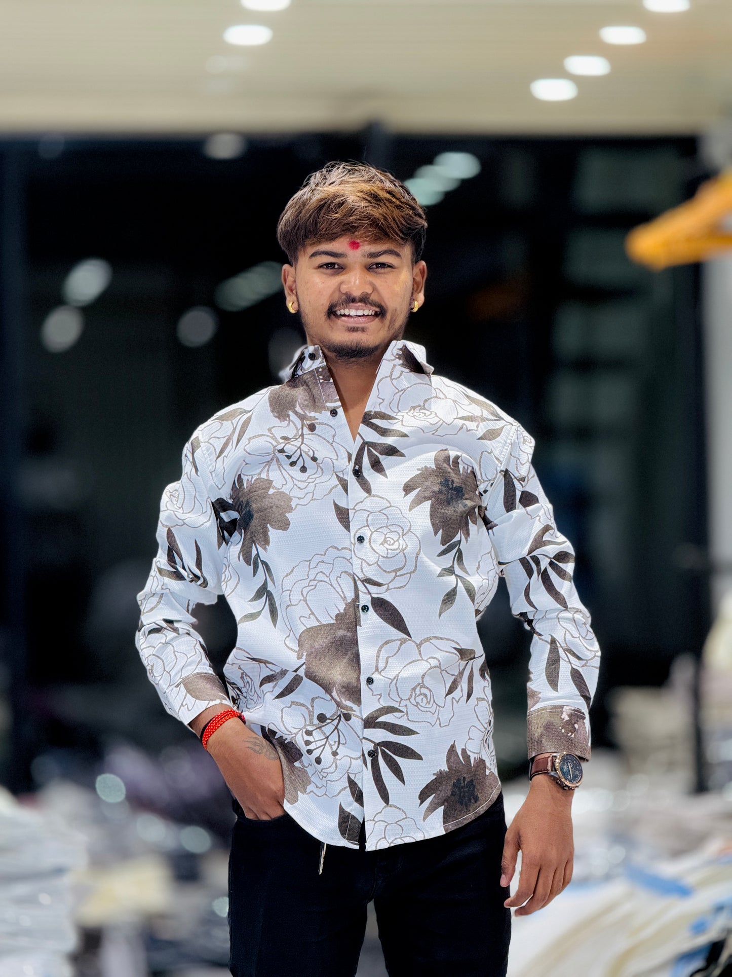 FUNKY PRINT SHIRT(Set Off 4)