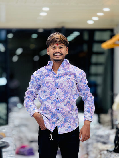 FUNKY PRINT SHIRT(Set Off 4)