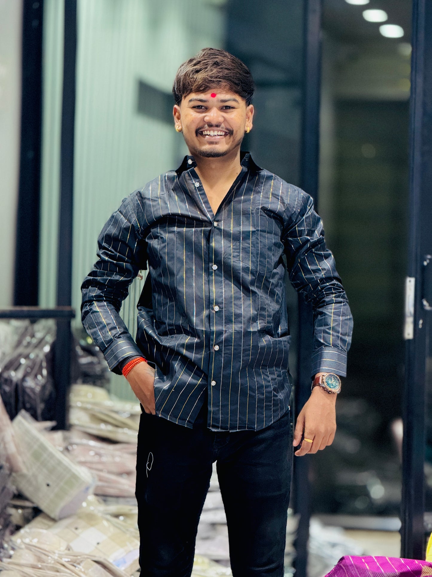 KHADI SHIRT(Set Off 4)