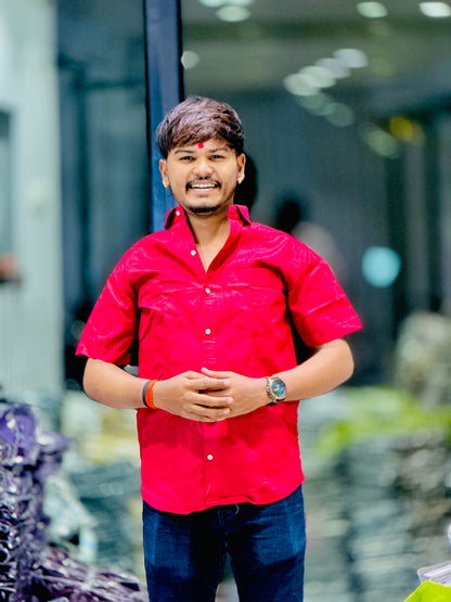 Paper Cotton Half Shirts(Set Off 4)