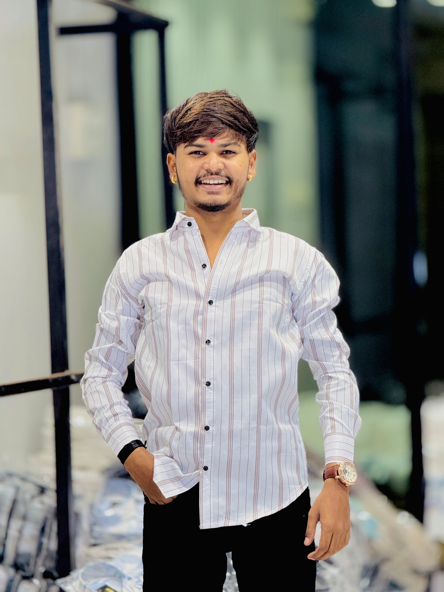 CLASSIC LINING SHIRT(Set Off 4)