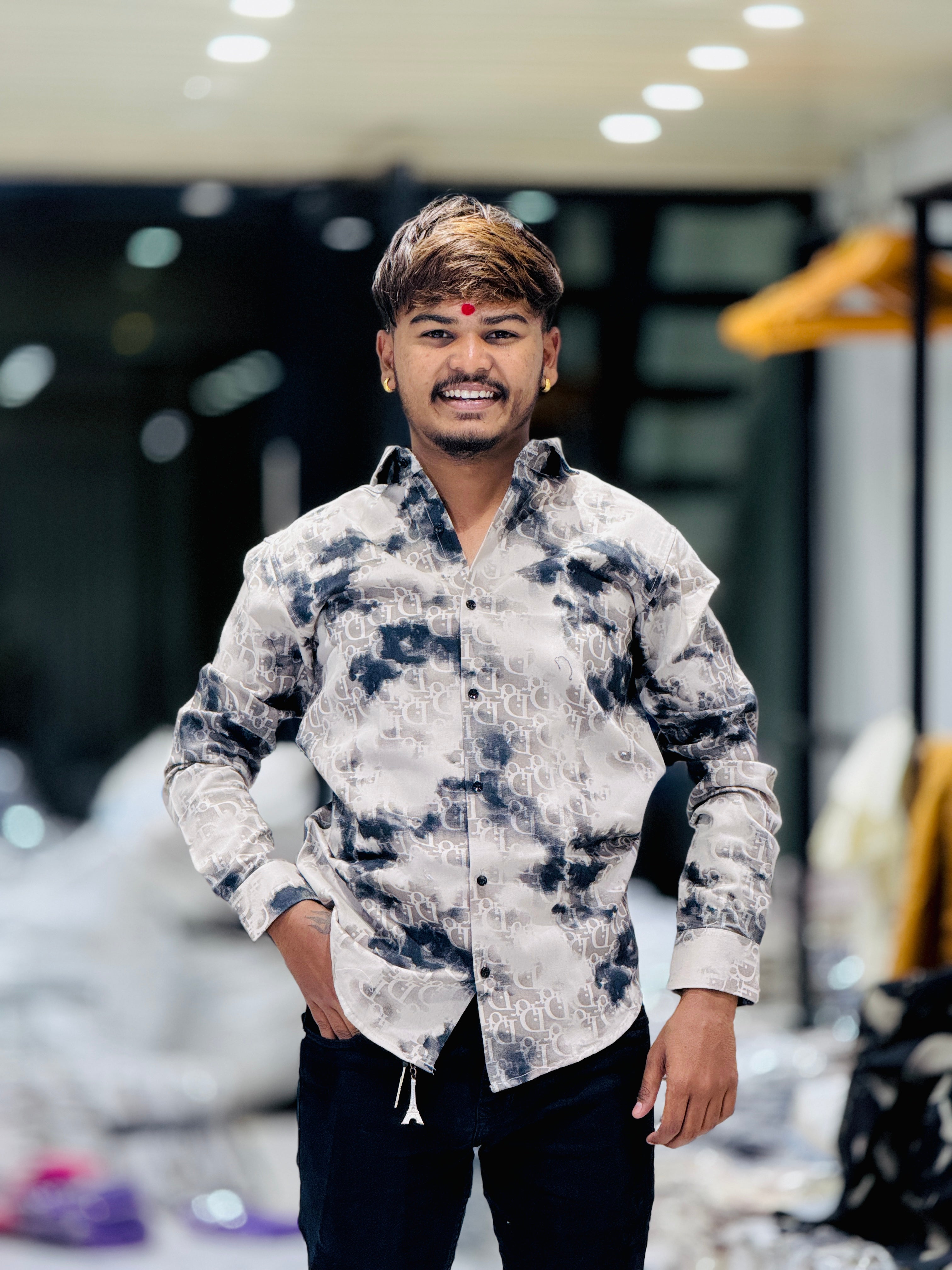 FUNKY PRINT SHIRT(Set Off 4)