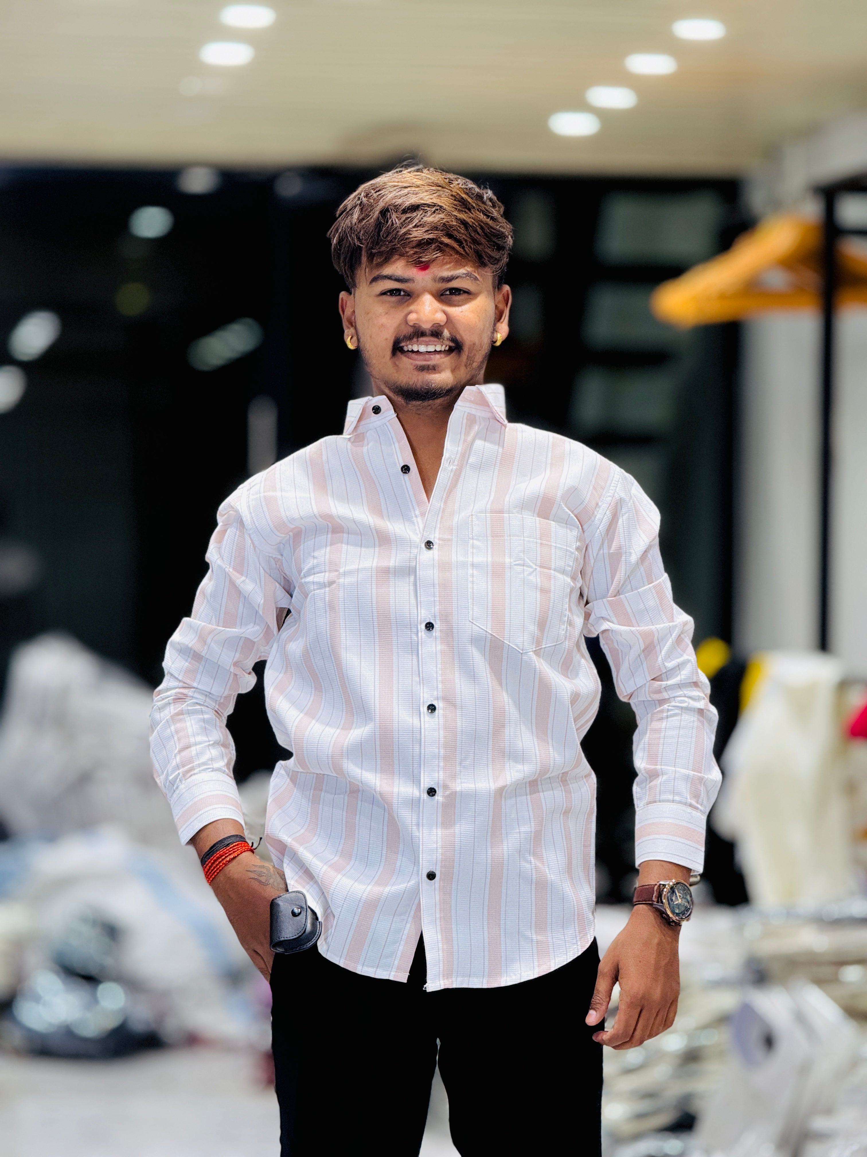 CLASSIC LINING SHIRT(Set Off 4)