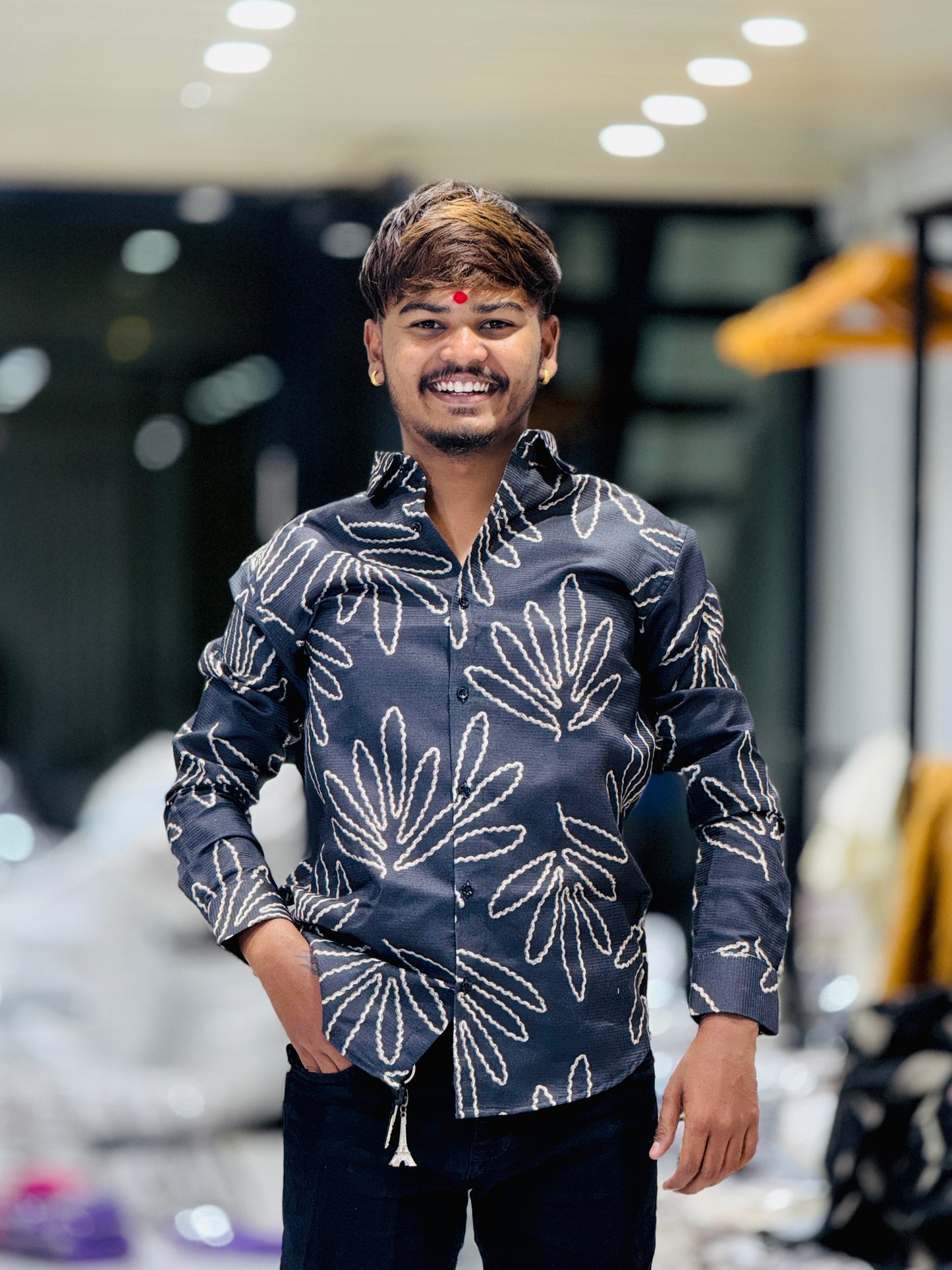 FUNKY PRINT SHIRT(Set Off 4)